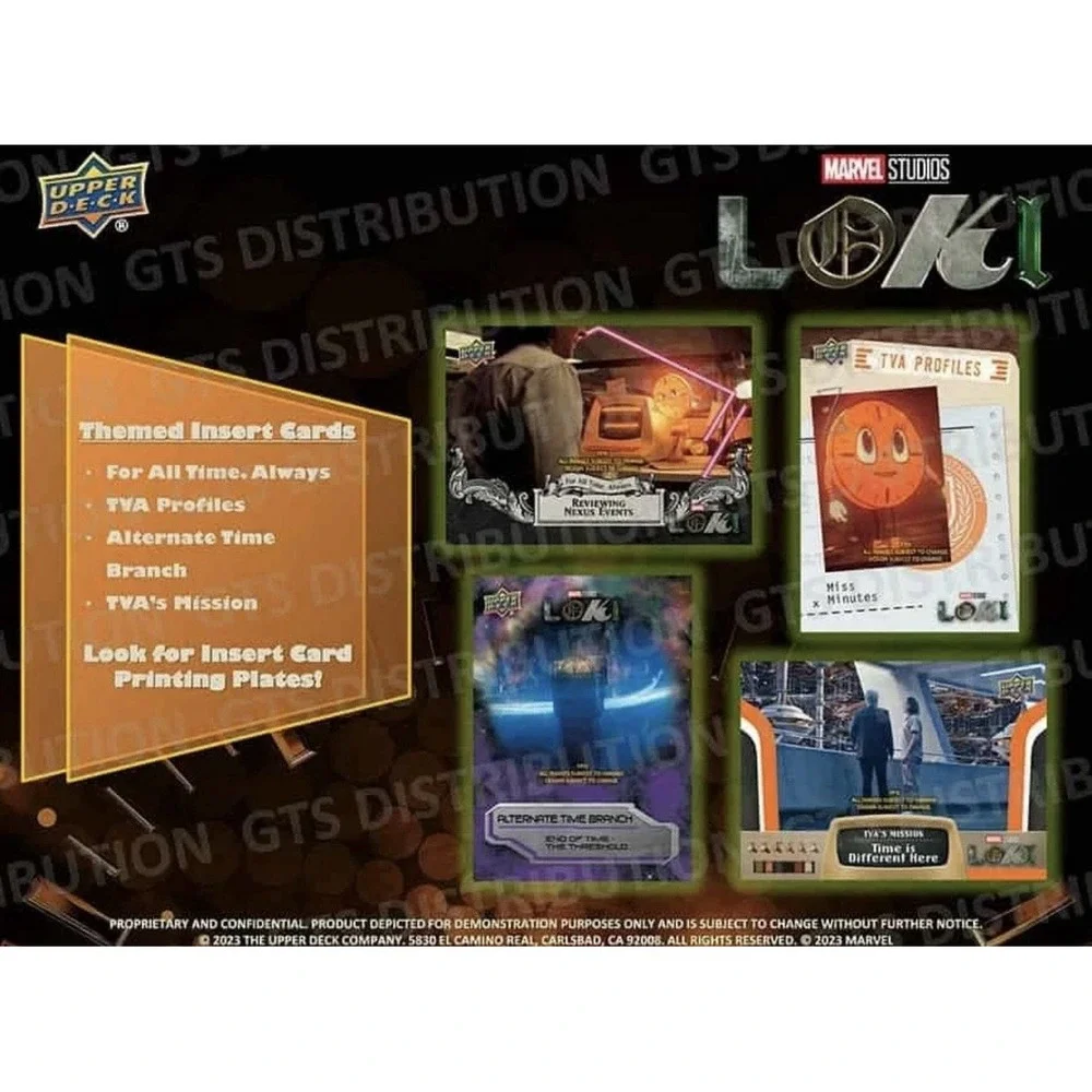 2023 Upper Deck Loki Marvel Studios Season 1 Hobby Box - Factory Sealed